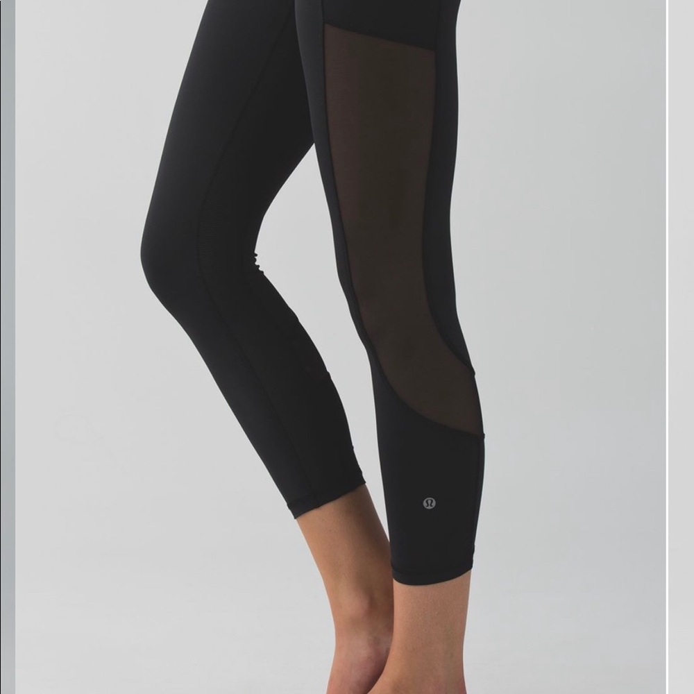 Lululemon high times mesh Luxtreme leggings sz 2